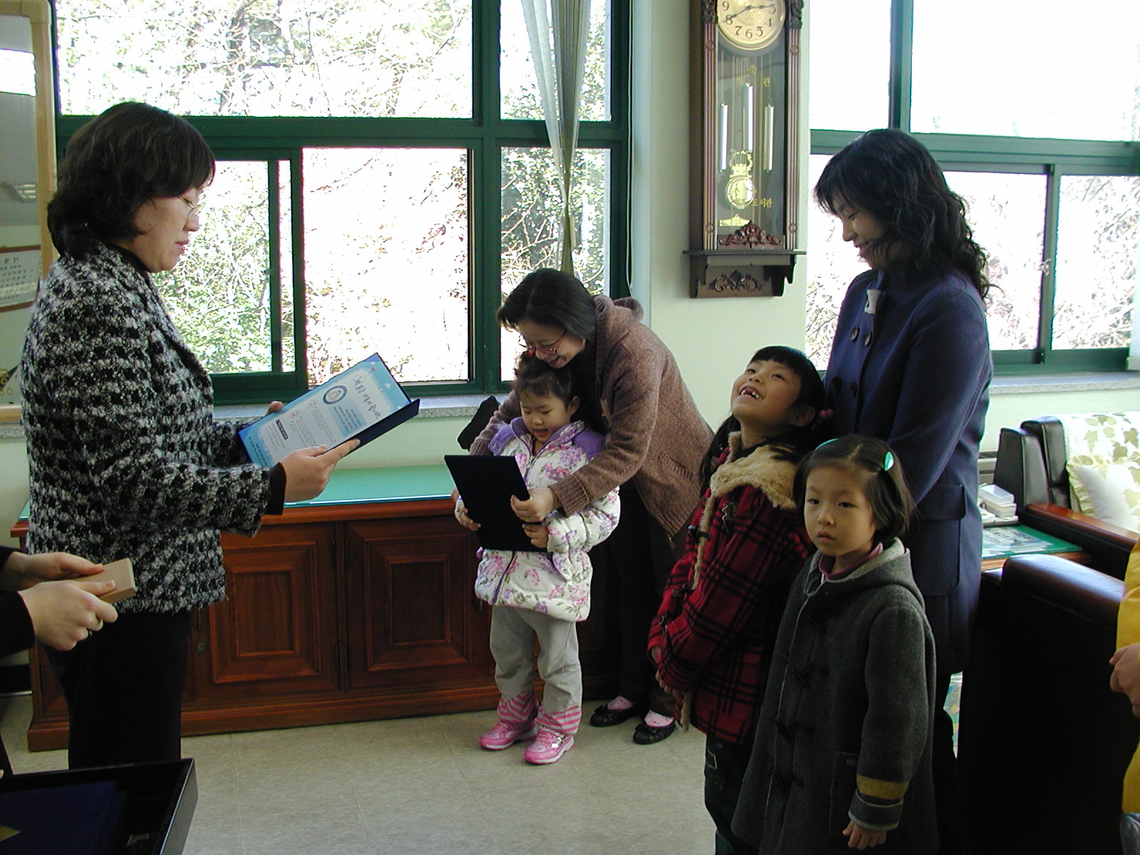 책 읽는 가족 수여식