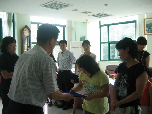 2007년 상반기 책 읽는 가족 수여식