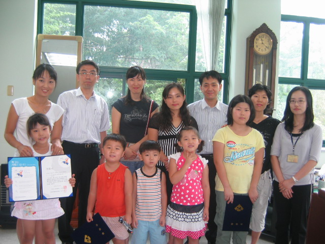 2007년 상반기 책 읽는 가족 수여식